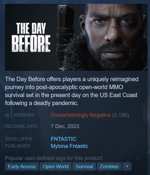 The Day Before Early Reviews