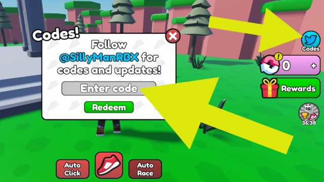 How to redeem codes in Catch Me If You Can