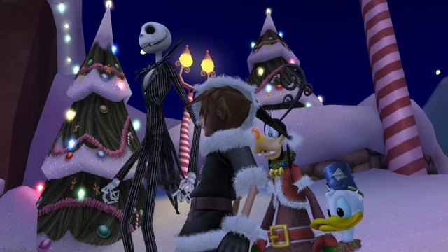 Part of Kingdom Hearts 2 is a Christmas game