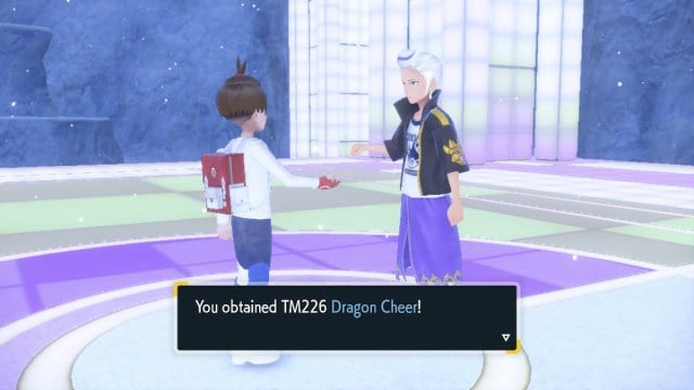 Earning TM226 Dragon Cheer in Pokemon Scarlet & Violet