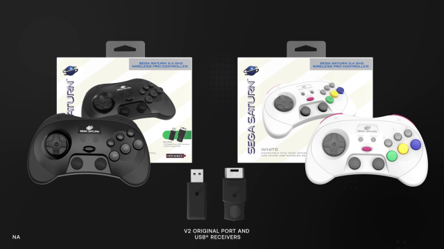 Retro-Bit Sega Saturn Pro Controller Colors