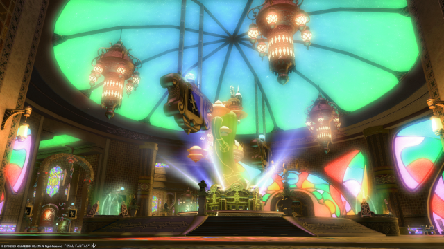 Golden Saucer, as the Square appears in FFXIV