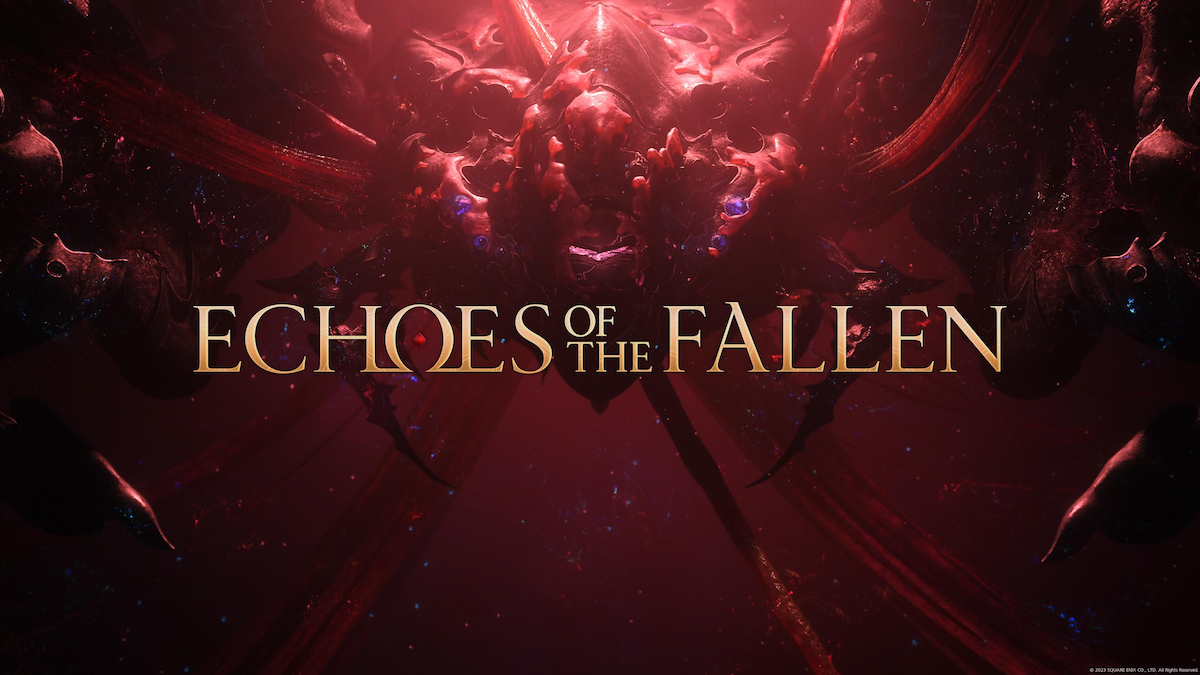 Echoes of the Fallen title card in Final Fantasy XVI