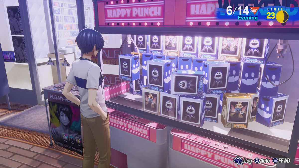 Playing the Crane Game in Persona 3 Reload