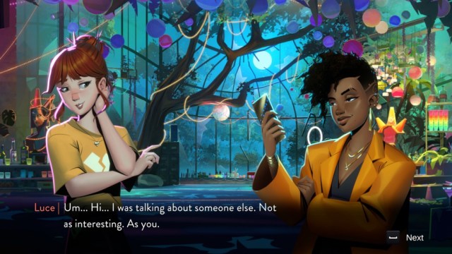 Nova Hearts Flirting with a reporter