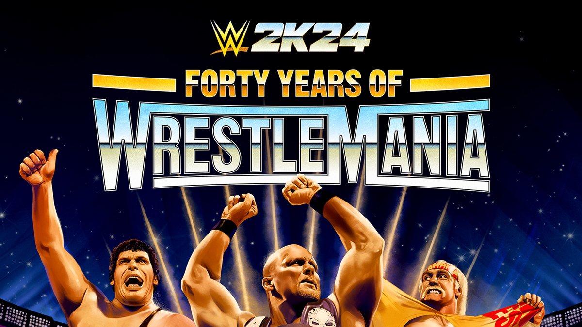 WWE 2K24 WrestleMania Immortals Cover Art