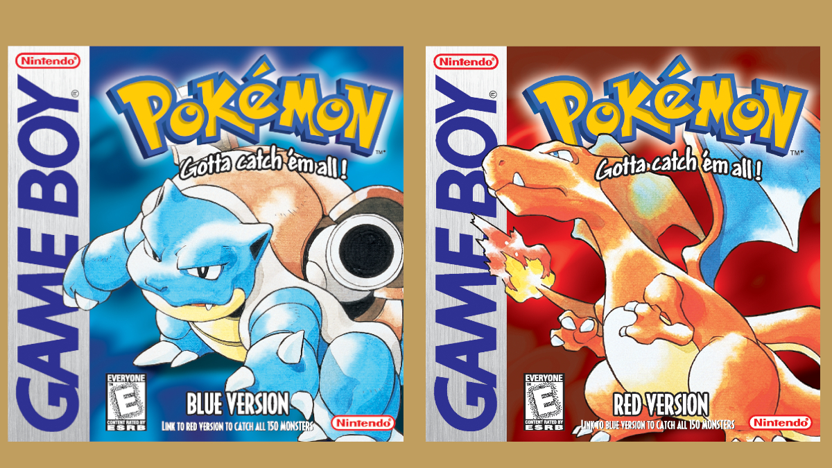 Pokemon Red and Pokemon Blue were the first Pokemon games