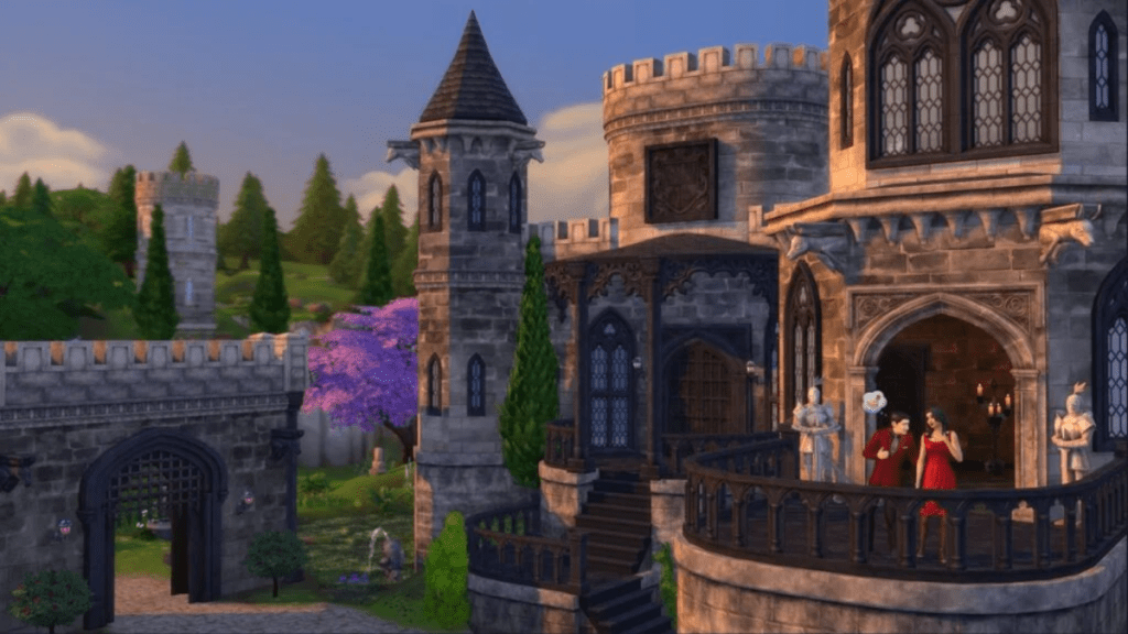 Комплект Sims 4 Castle Estate Kit утек в приложение EA