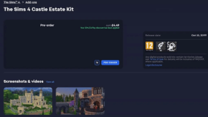 Sims 4 Castle Estate Kit leaks on the EA app – Destructoid