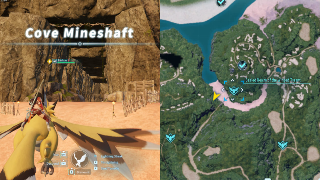 How to find all Mineshafts in Palworld