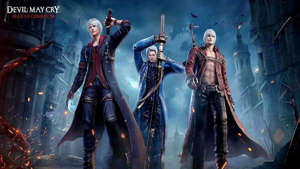 Promo image for Devil May Cry Peak of Combat.