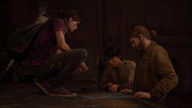Элли, Томми и Джесси в обновленной версии The Last of Us Part 2.