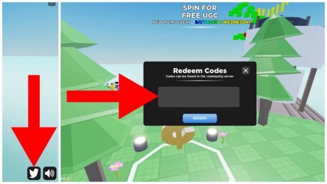 How to redeem Spin for Free UGC codes