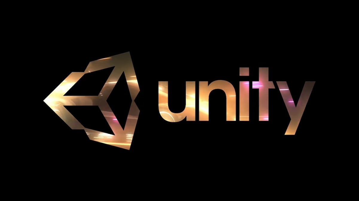 Unity logo yellow.