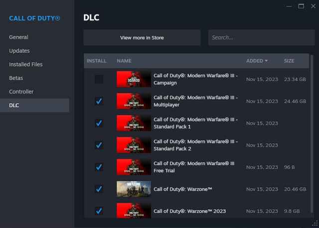 How to modify your call of duty install on steam