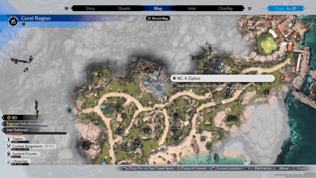 FF7 Rebirth: Every zipline location in Corel