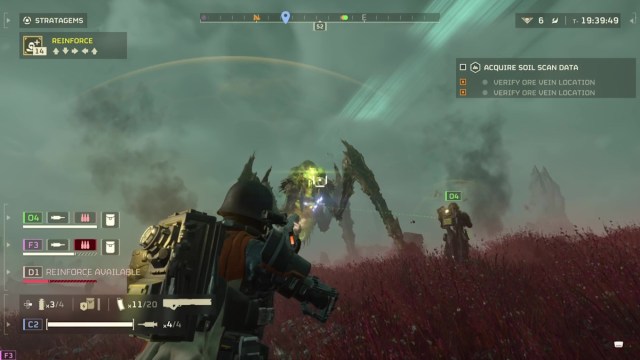 helldivers 2 heavy spawn rates fighting a bile titan with the old meta build