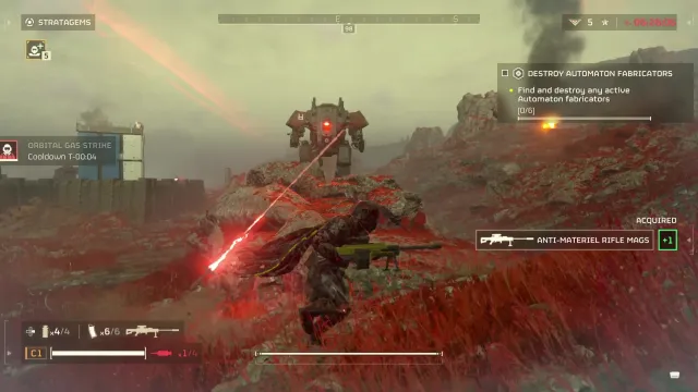 Helldivers 2 How to kill a Hulk helldiver getting chased by a hulk