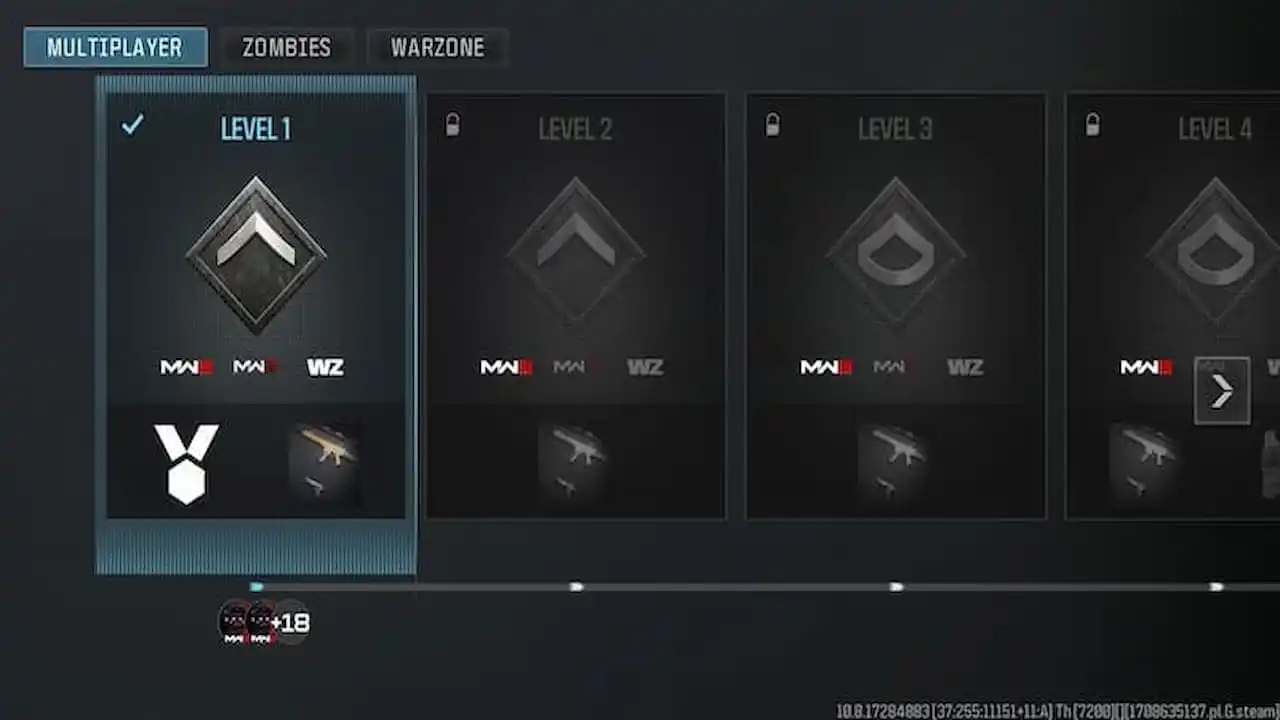 Why did my Call of Duty MW3 rank reset to level 1?
