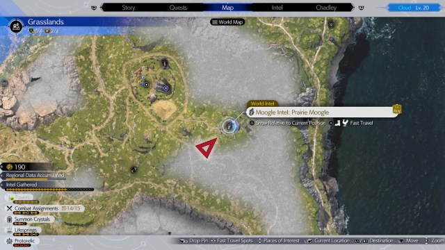 Final Fantasy VII FF7 Moogle Intel Grasslands