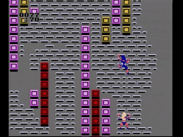American Gladiators that spot in The Wall where you can't fit through.