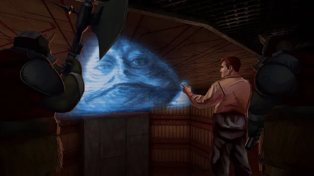 Star Wars Dark Forces Remaster Jabba cutscene