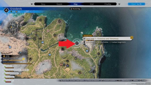 Final Fantasy VII FF7 Enemy Intel Location 1