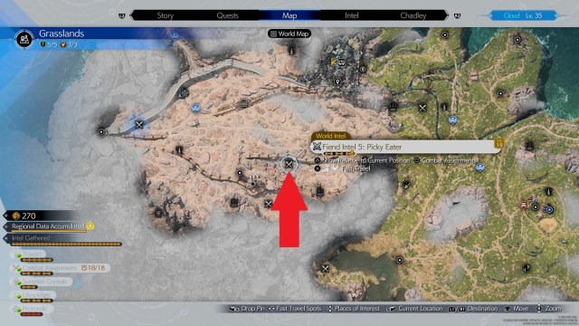 Final Fantasy VII FF7 Rebirth Fiend Location Grasslands 5