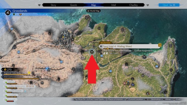 Final Fantasy VII Rebirth FF7 Fiend Intel Location 4