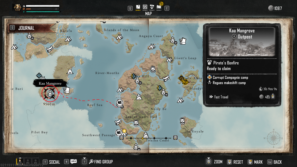 Skull and Bones: Firebrand Barge Ship Blueprint Location