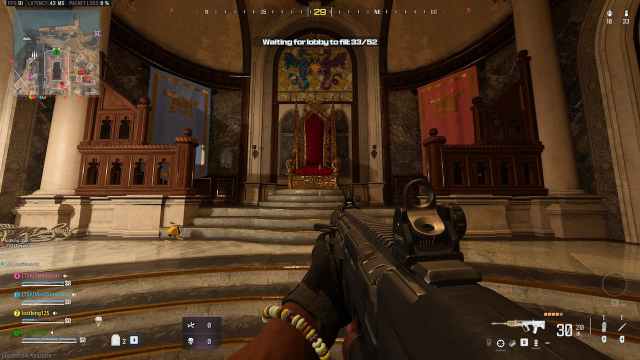 Call of Duty Fortune's Keep Throne Room Easter Egg