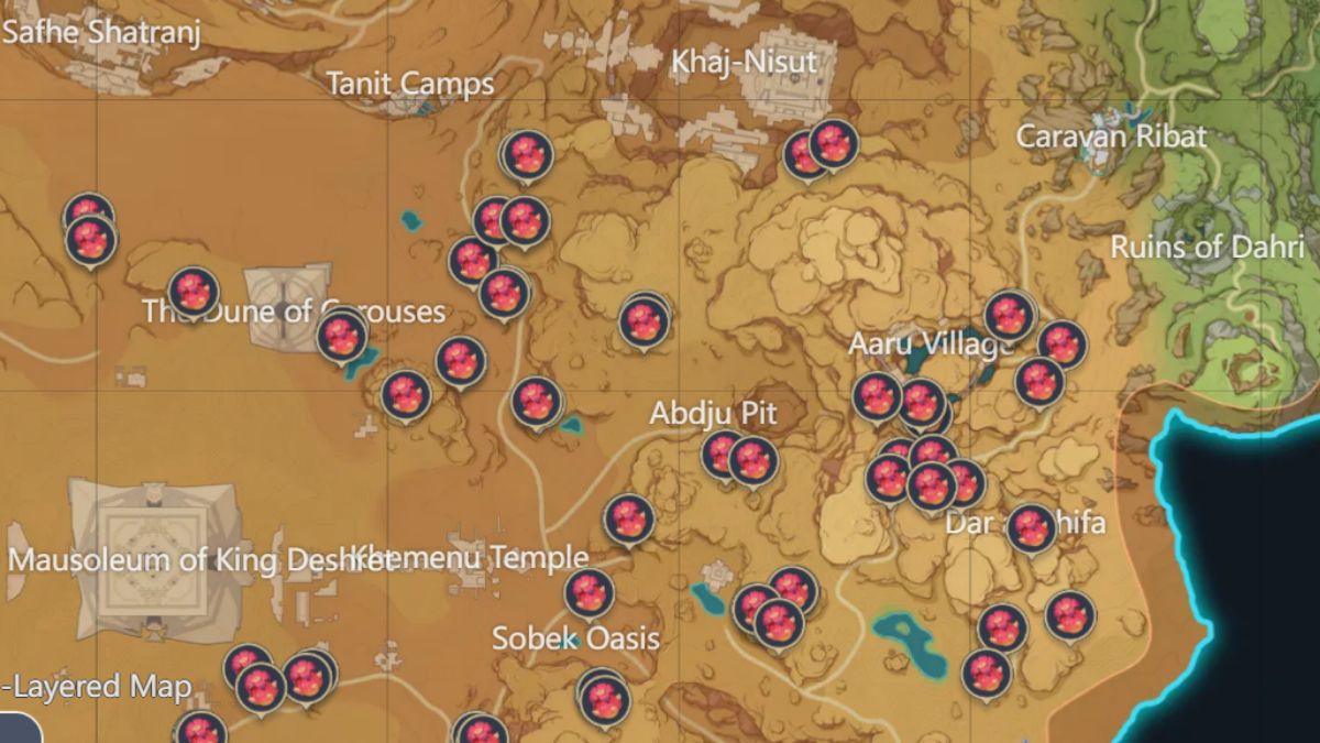 Where to find Henna Berries in Genshin Impact