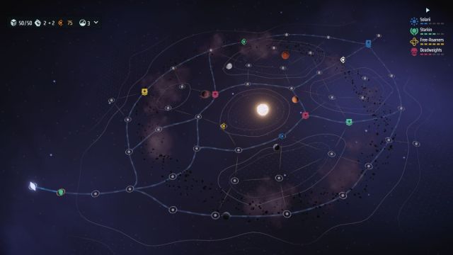 The galaxy as represented in Breachway