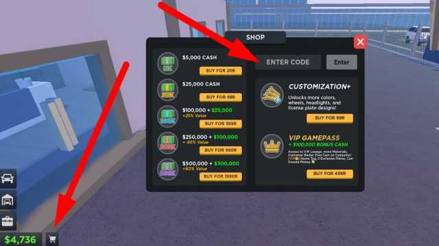 How to redeem codes in Taxi Boss