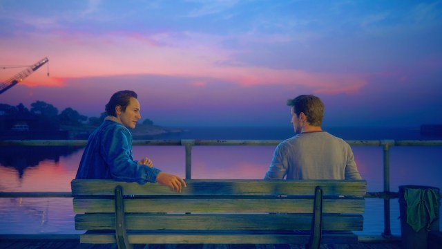 Nathan Drake at sunset
