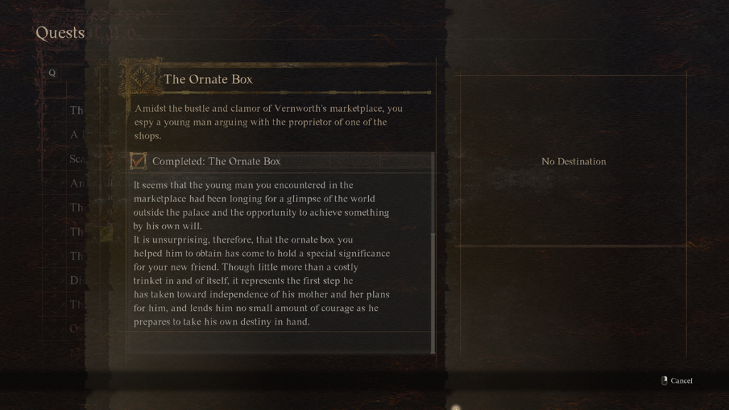 Dragon's Dogma 2 The Ornate Box quest