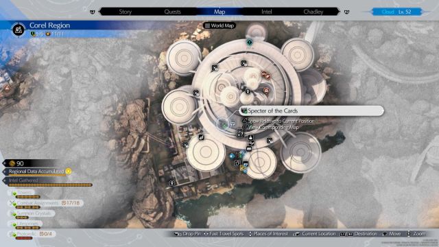 Lidrehl's location in The Gold Saucer.