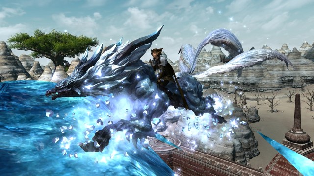 The Fenrir mount in FFXIV, available from the Gold Saucer for 1,000,000 MGP