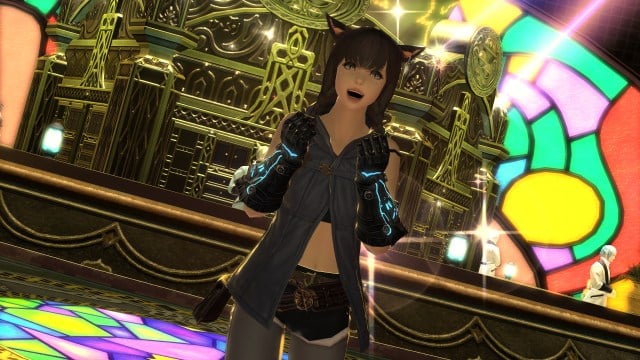 FFXIV Player in the Gold Saucer