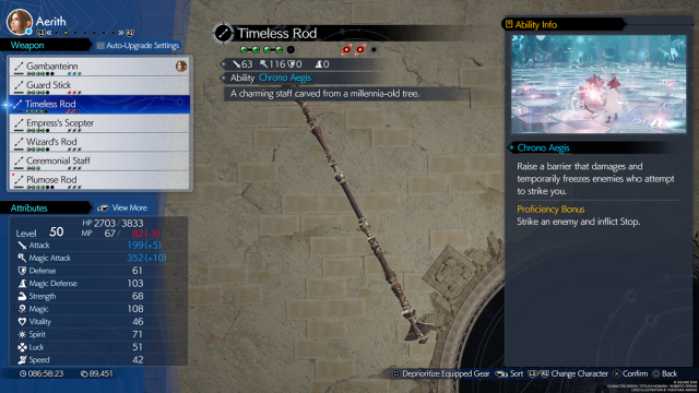 FF7 Rebirth Aerith Weapon Timeless Rod