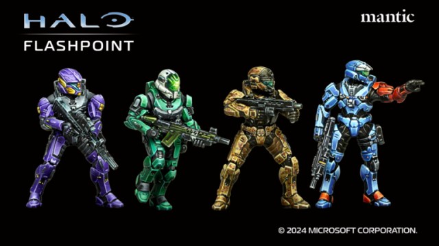 All the previewed miniatures for Halo: Flashpoint