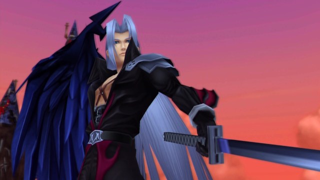 Kingdom Hearts 2 Sephiroth, holding the masamune