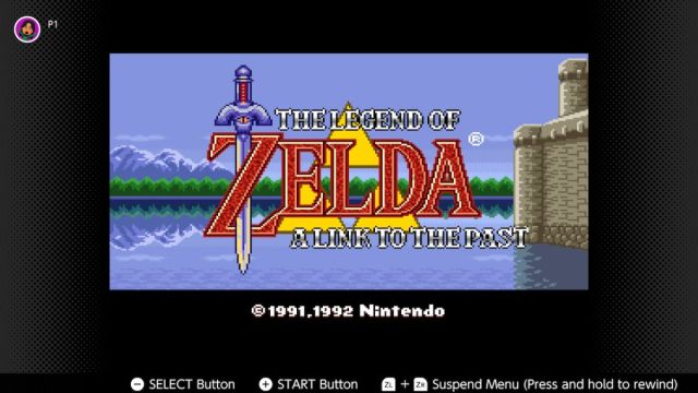 Legend of Zelda Link to the Past Nintendo Switch Online