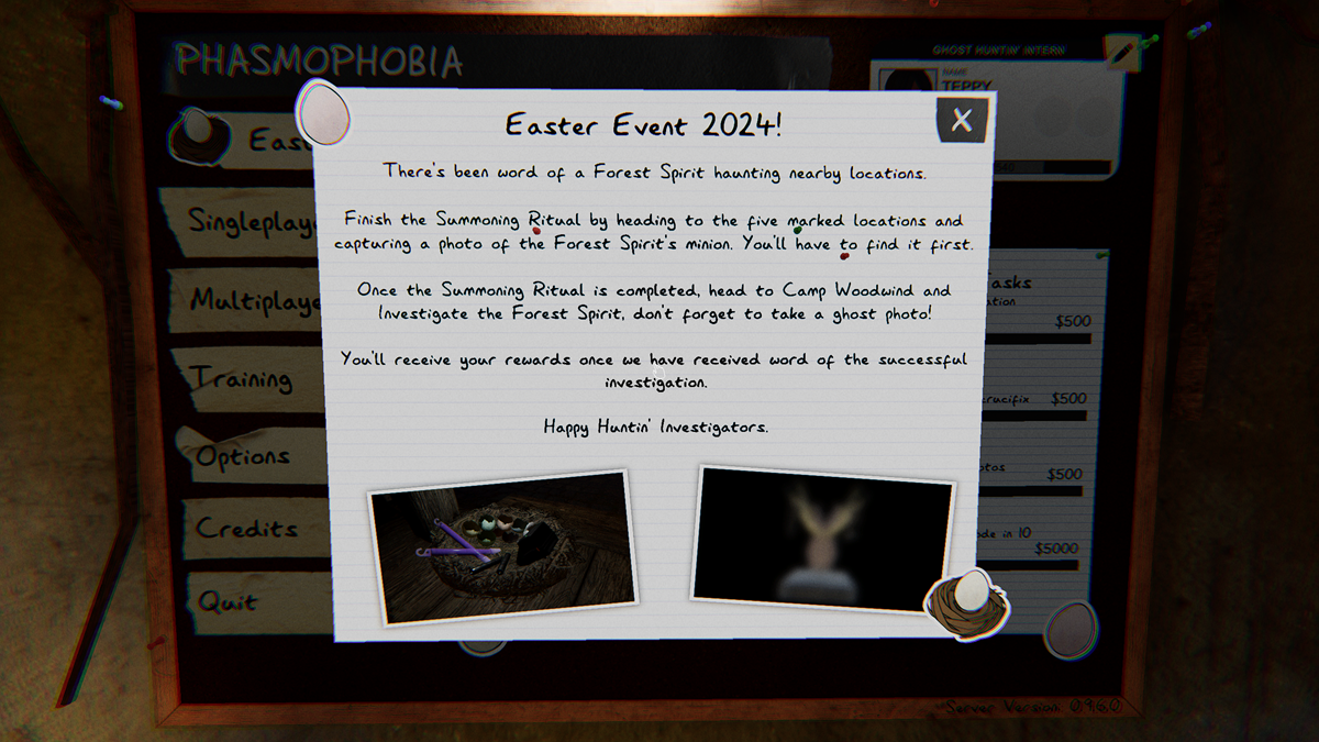 Phasmophobia Easter Event 2024: Where to find all Forest Spirit Minions and the Forest Spirit