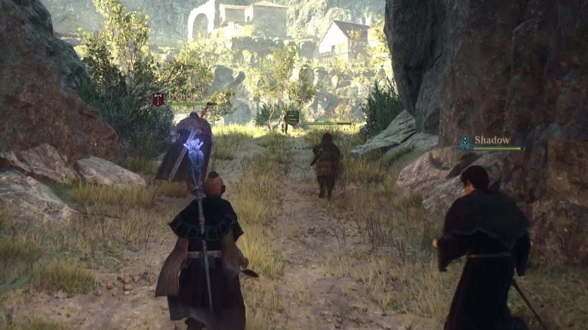 Dragon's Dogma 2 Traveling with party.