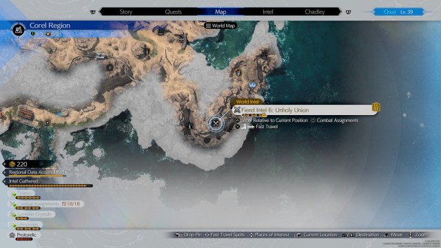 Final Fantasy VII FF7 Rebirth Corel Fiend Location 6