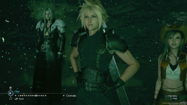 There is a Final Fantasy 7 Rebirth photo mode