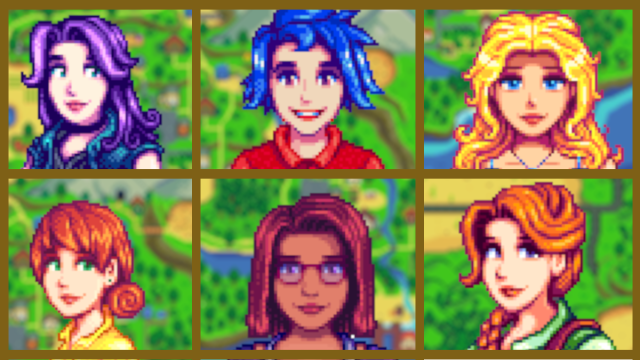 The bachelorettes of Stardew Valley