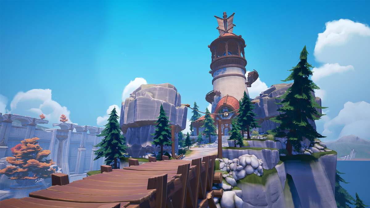 The tower in Bahari Bay in Palia