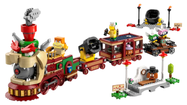Bowser's Express Train LEGO set